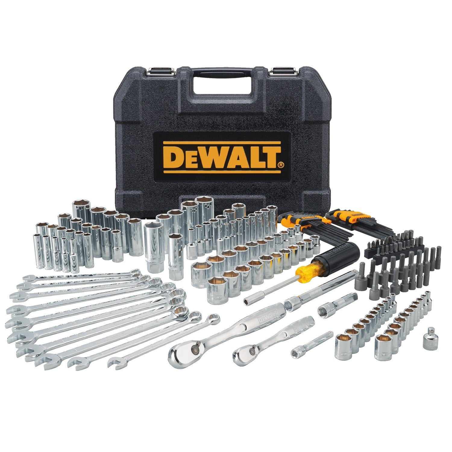 Juego De Herramientas Dewalt Mechanics Drive De 1/4 Y 3/8 Pulgadas, 172 Piezas