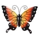 thumbnail image 2 of Decoración De Pared De Mariposa Inspiradora, Adorno Artesanal Creativo Para Patio Trasero, Hogar, Negro Y Naranja, 2 of 5