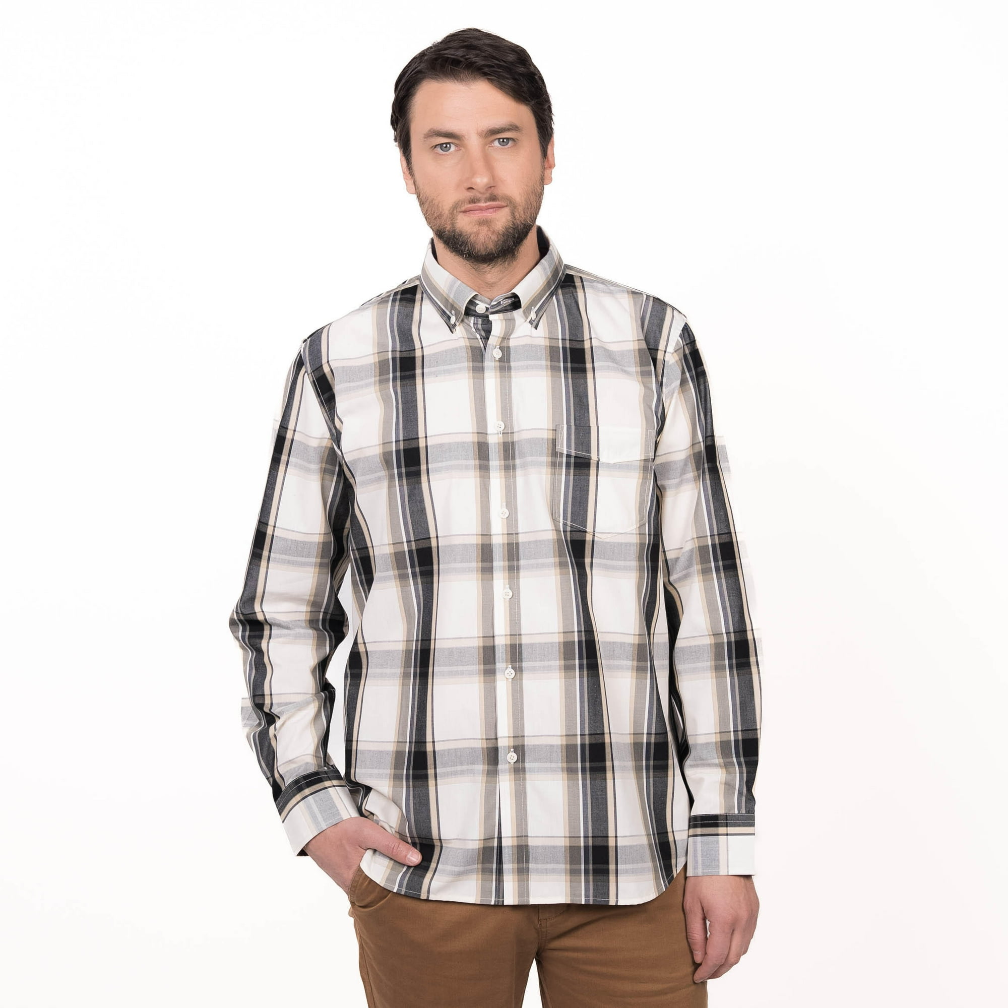 Truval - Camisa Trevira Escocesa Regular Fit