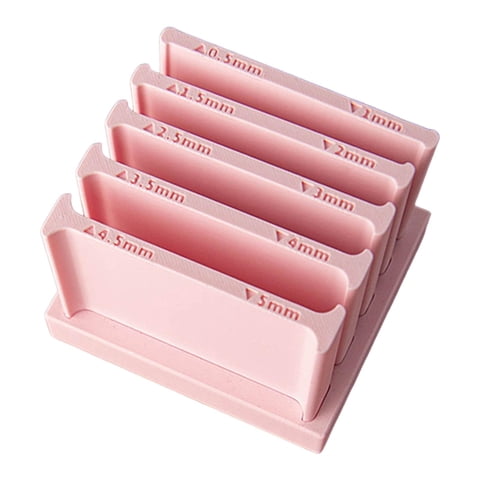 Bothyi - Herramienta Extrusora De Tiras De Arcilla Polimérica Profesional Para Manualidades Diy De Doble Cara Rosa