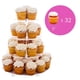 thumbnail image 2 of Soporte Para Tartas Con Forma De Torre Redonda Acrílica De 4 Niveles, 2 of 9