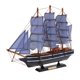 thumbnail image 1 of Velero de madera tallado a mano barco pirata decoración náutica 360x85x410mm, 1 of 5