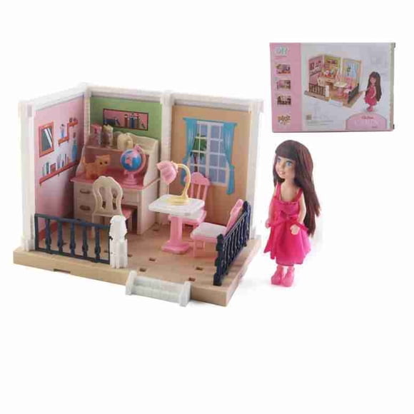 set de hogar con muneca y accesorios