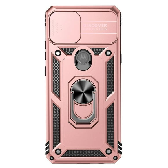 Estuche GANGXUN para Motorola Moto One 5G Ace, soporte giratorio 360°, estilo mecánico y magnético
