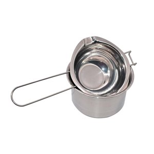 Magideal - 2 Piezas De Cera Para S, Olla Para Derretir Chocolate, Herramienta Para Derretir Y Hornear, Artesanía De Material Acero Inoxidable, Perfumado, Caldera