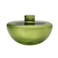 Bothyi - Jarrón De Cristal Con Diseño Creativo, Jarrón Hidropónico Para Dormitorio, Balcón, Oficina, Color Verde