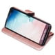 thumbnail image 2 of Funda con Cremallera para Samsung Galaxy S10 Plus, Carcasa Cartera de Cuero PU con Soporte y Tarjetero, 2 of 6