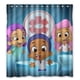 thumbnail image 1 of Cortina de ducha con diseño de cara divertida de Bubble Guppies, juego de cortinas de baño con ganchos, tamaño 66 x 72 pulgadas, 1 of 3