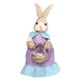 thumbnail image 5 of Easter -- Rabbit Decor Photo Props Tema de Pascua Suministros para Fiestas Art Bunny Esculturas Conejo Decoración para Escritorio Primavera I Cesta, 5 of 5