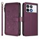 thumbnail image 2 of Funda Cartera Mariposa para [Xiaomi Poco F6 Pro] con Soporte y Cremallera Violeta, 2 of 6