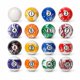 thumbnail image 3 of Bolas de Billar Empire USA 5,7 cm Diseño Marmolado Remolino – Set de 16 Bolas, 3 of 7