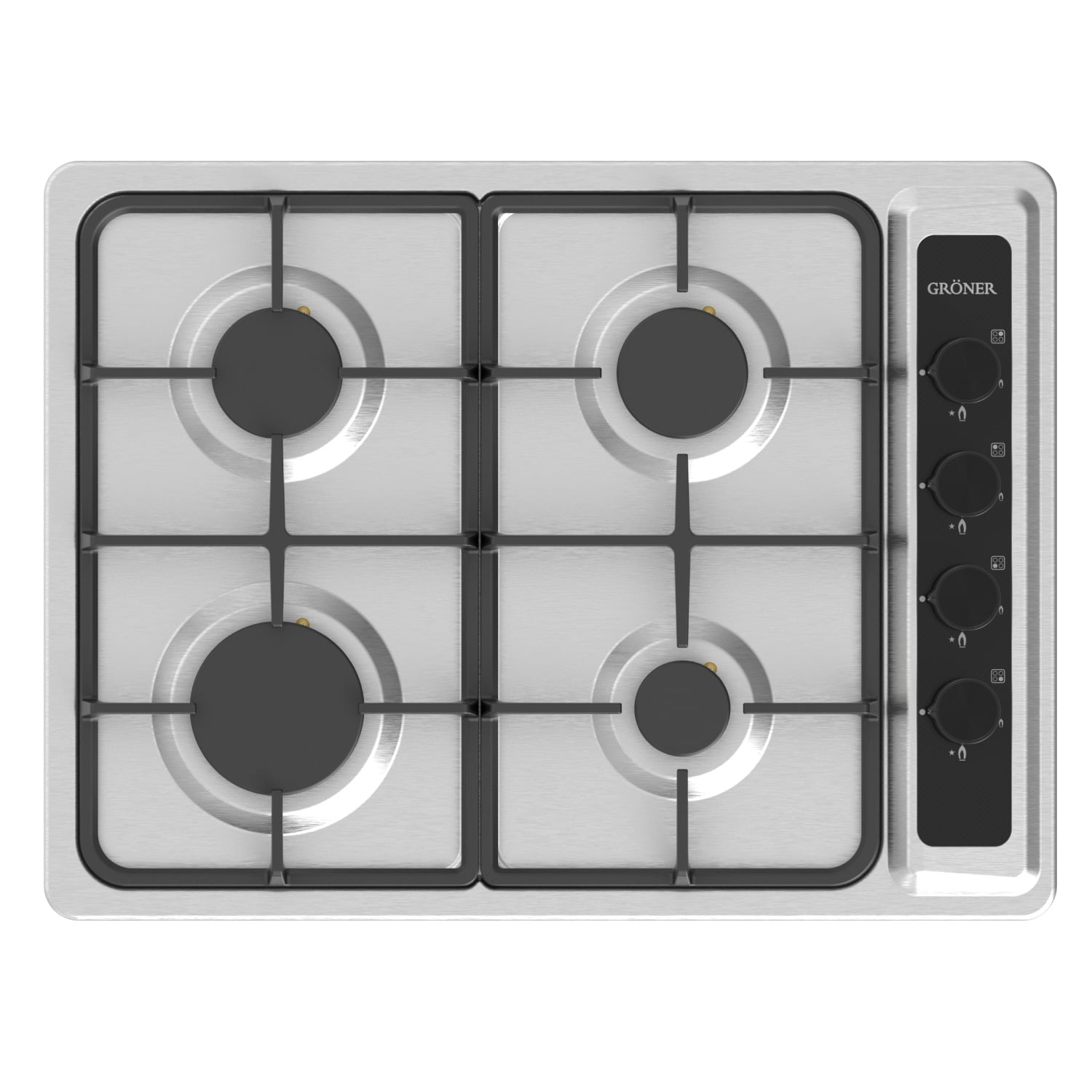 Encimera A Gas Groner Inox 4ql