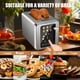 thumbnail image 4 of Toaster WHALL - Pantalla táctil de acero inoxidable de 2 cortes, color plateado, 4 of 8