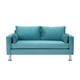 thumbnail image 1 of Sofa Sky 3c Felpa 12 Turquesa, 1 of 5
