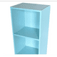 thumbnail image 2 of Librero Vertical Multifuncional Repisa 4 Nieveles - Celeste, 2 of 3