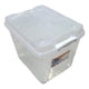 thumbnail image 5 of Pack 10 Cajas Organizadoras 27lts Wenco C/ Ruedas 31x30x40cm Transparente 27l Rollbox, 5 of 8