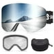 thumbnail image 1 of Gafas de esquí Snowalva sin marco con 2 lentes de esquí con imanes UV400, 1 of 3