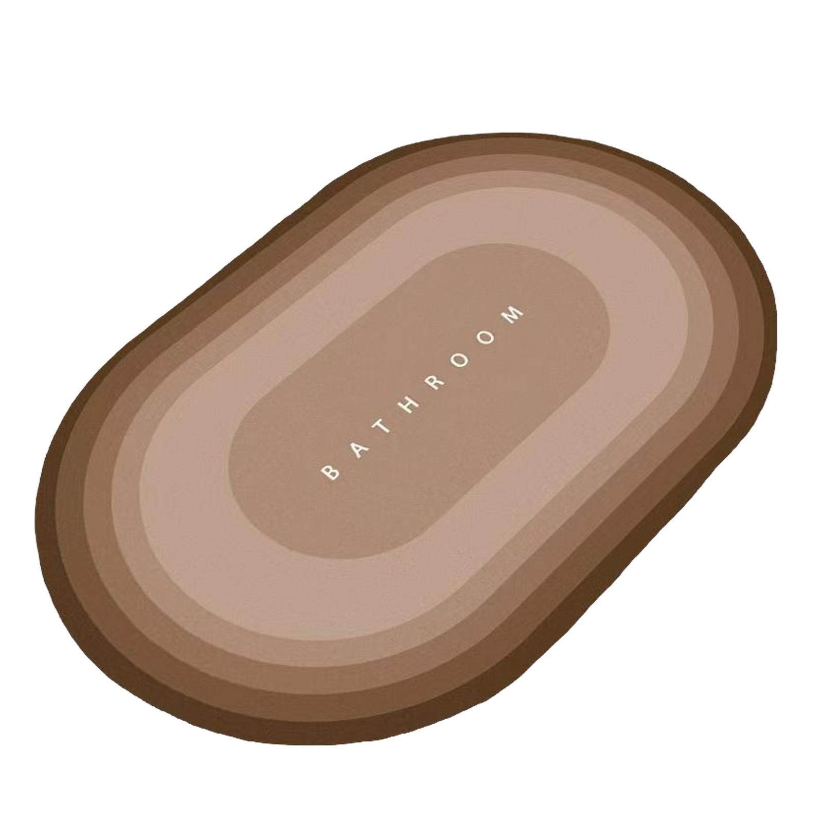 Bothyi - Alfombra De Baño De Barro De Diatomeas De 15,7X23,6 "", Alfombra Suave Antideslizante Para Bañera, Cuarto De Baño, Camello