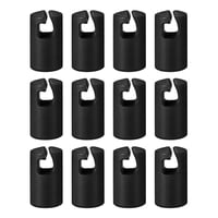 Ioensy - Reemplazo De Reparación De Cubiertas De Postes De Caja De Trampolín Para Niñas Exteriores De Jardín Negro 12 Piezas