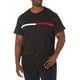 thumbnail image 1 of Camiseta Tommy Hilfiger de manga corta con estampado de rayas exclusivas para hombre, 1 of 2