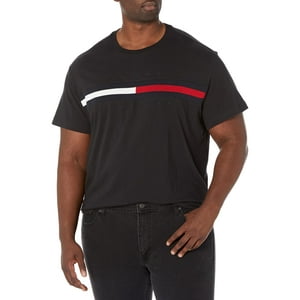 Camiseta Tommy Hilfiger Signature Stripe De Manga Corta Para Hombre