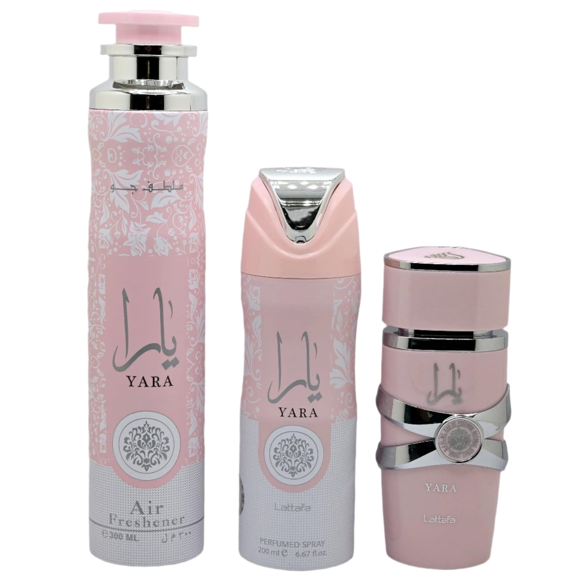 Set De Regalo Perfume Lattafa Yara Para Mujer Edp 100 Ml + Deo 200 Ml