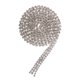 thumbnail image 4 of Rhinestone de 1 yarda cierre de cadena para joyería artesanal de plata con diamante, 4 of 5