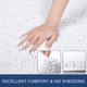 thumbnail image 3 of Alfombra de baño LOCHAS Luxury Shaggy, 60 x 180 cm, absorbente, color blanco, 3 of 3