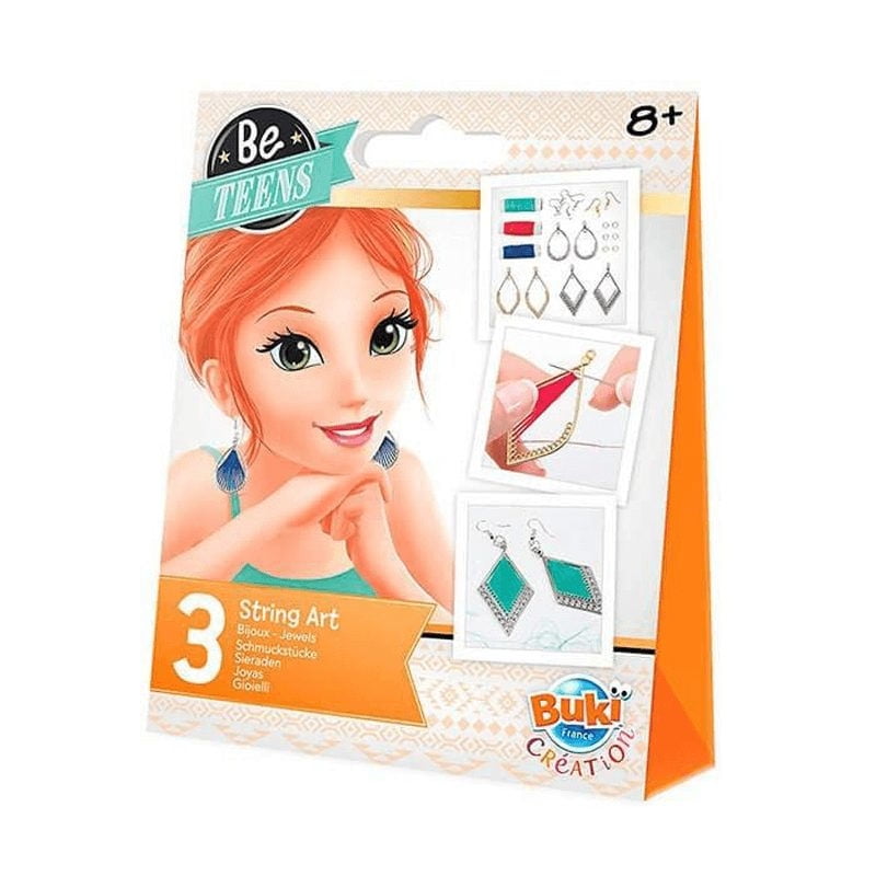 Buki France - Juego Manualidad Arte De Cordeles Con 3 Items De Joyas