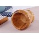 thumbnail image 2 of Juego de mortero y maja de madera natural para especias, molinillo no tóxico, utensilio de cocina, 2 of 5