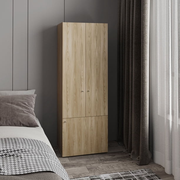 Closet 3 Puertas Tuhome 170x60x40,2 Cm Fresno