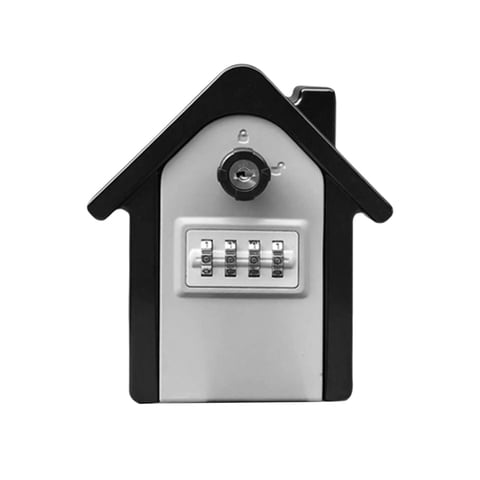 Ioensy - Caja De Bloqueo A Prueba De Agua Ponga 12 Piezas Caja De Almacenamiento De Llaves Para Pared Exterior Emergencia Gris