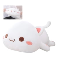 Genérica - Peluche Gatito Kawaii 35 Cm Blanco