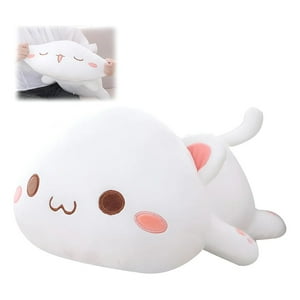 Genérica - Peluche Gatito Kawaii 35 Cm Blanco