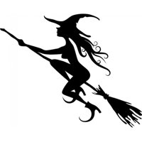 Rienda Libre Graphics - Decomural Spooky Witch Halloween Ws-17804
