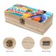 thumbnail image 3 of El Aula de Caitie Caja Organizadora de Madera Rústica - Caja Decorativa Multifuncional para Escritorio, Hogar, Oficina, Joyas y Manualidades, 3 of 6