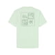 thumbnail image 5 of Camiseta IZOD con estampado de agua salada para hombre, pájaros, verde huevo, talla M, 5 of 5