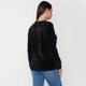 thumbnail image 2 of Sweater Mujer Chenille Trenzado Negro Corona, 2 of 5
