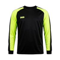Dribling - Poleron Arquero Drb Negro/Verde Neon 2.40.06 - Talla Xxs