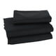 thumbnail image 2 of Juego de Sabanas, Single, Color Negro, 144 Hilos, 2 of 2