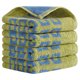 thumbnail image 1 of REGALWOVEN Toallas de Mano con Patrón Geométrico para Baño, Toalla de Algodón Absorbente y Suave para Manos, Cara, 13 x 28 Pulgadas Verde 4 Piezas, 1 of 4