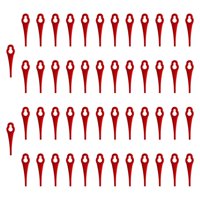 Ioensy - 50X Cuchillas Para Cortadora De Césped Herramientas Livianas Cuchillas Para Recortadora De Máquina Cortadora De Césped