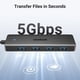 thumbnail image 3 of Hub USB UGREEN USB 3.0 de 4 puertos ultrafino para ordenador portátil de sobremesa, 3 of 7