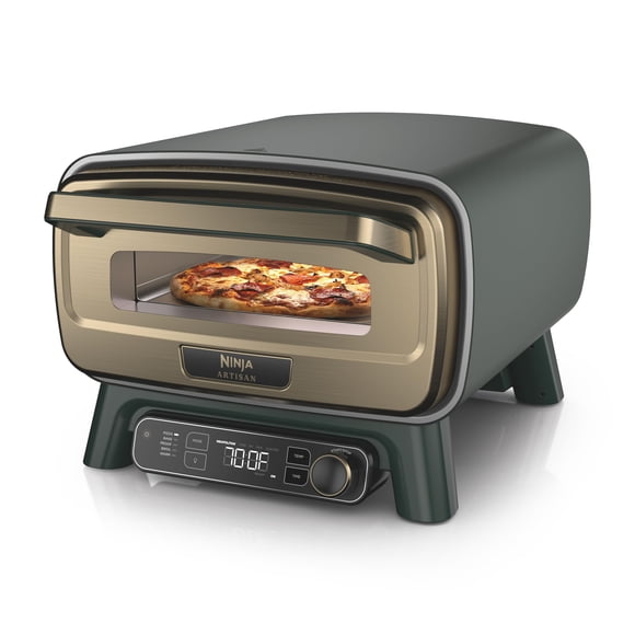 Horno eléctrico para pizza Ninja MO201GN2 de 12" y 700 °F, color verde