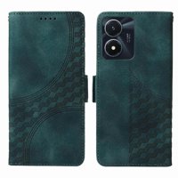 Carcasa Foxdock Vivo Y02S De Cuero Pu, Diseño Acolchado Clásico, Protección Contra Caídas Y Rayones