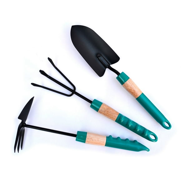 Set Jardinería 3 htas mango madera Green Season