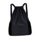 thumbnail image 5 of Mochila con Cordón, Bolsas de Viaje Grandes, Bolsa Deportiva para Baloncesto, Mochilero Al Aire Libre , NEGRO, 5 of 5