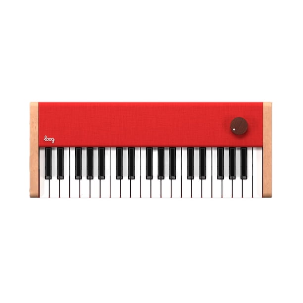 Piano digital Loog - teclado portátil para principiantes con sonido de calidad profesional, MIDI por USB-C, instrumento musical educativo recargable