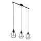 thumbnail image 1 of Lampara Colgante Tarbes Negro E27 3X60W Lineal, 1 of 1