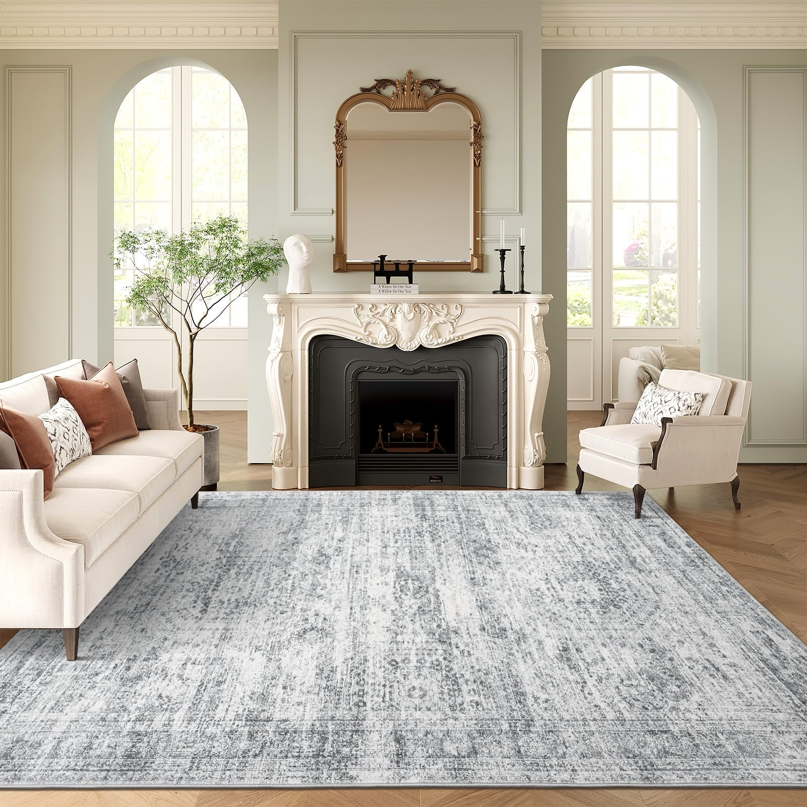 Alfombra Soalmost 9 X 12 Gris